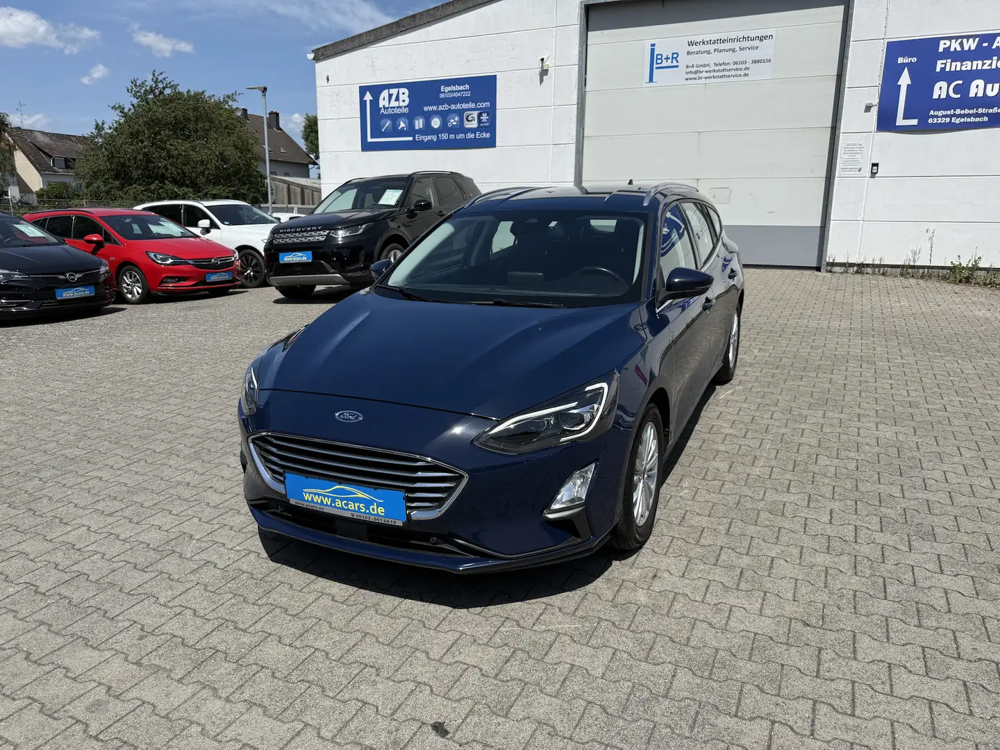 Ford Focus Titanium 2,0 TDCI Navi LED Kamera ACC PDC SHA AHK Blauw - 1