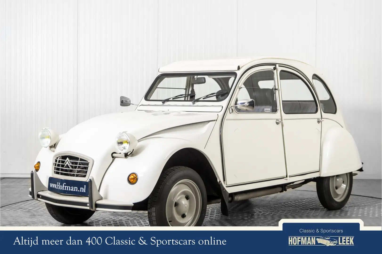 Citroen 2CV 2CV6 Club 40.000 km Wit - 1