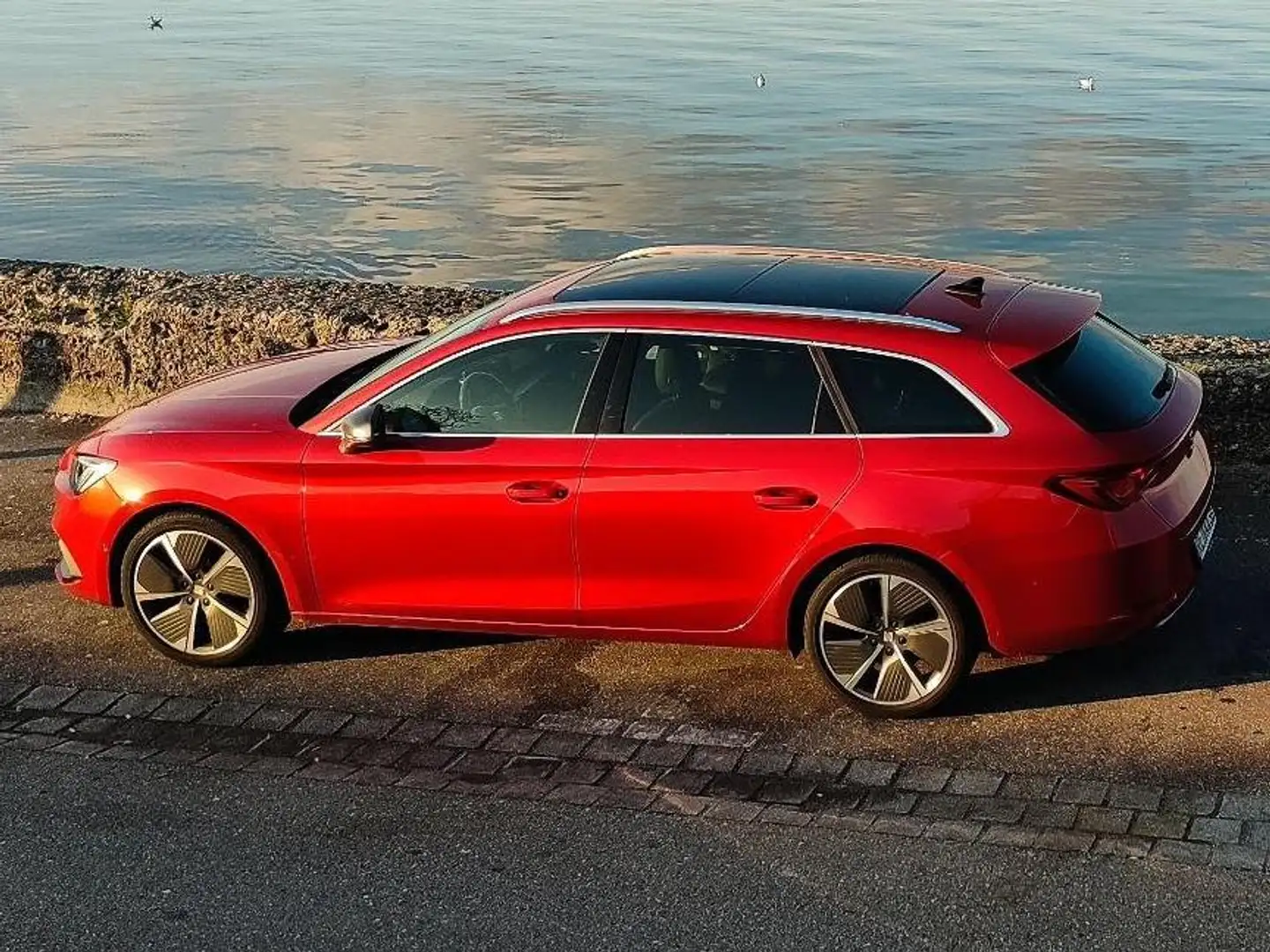 SEAT Leon Leon Sportstourer 1.5 eTSI ACT OPF DSG FR Plus Rot - 2