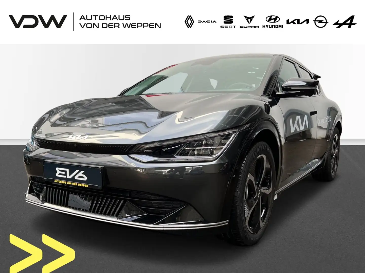 Kia EV6 2WD / RWD WP AIR COM ASS SND DRI DES Klima Navi Grau - 1