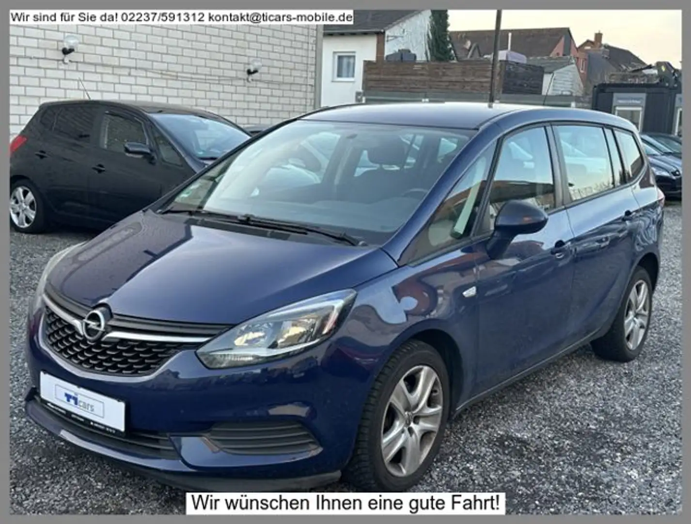 Opel Zafira CNG *2.Hand,Klima,Garantie,Bt,Allwetter* Blau - 1