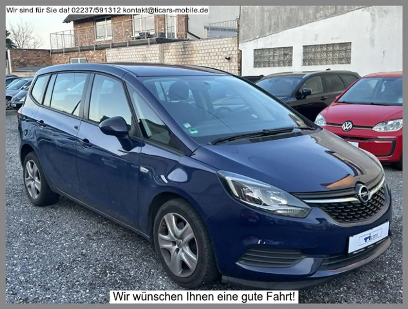 Opel Zafira CNG *2.Hand,Klima,Garantie,Bt,Allwetter* Blau - 2