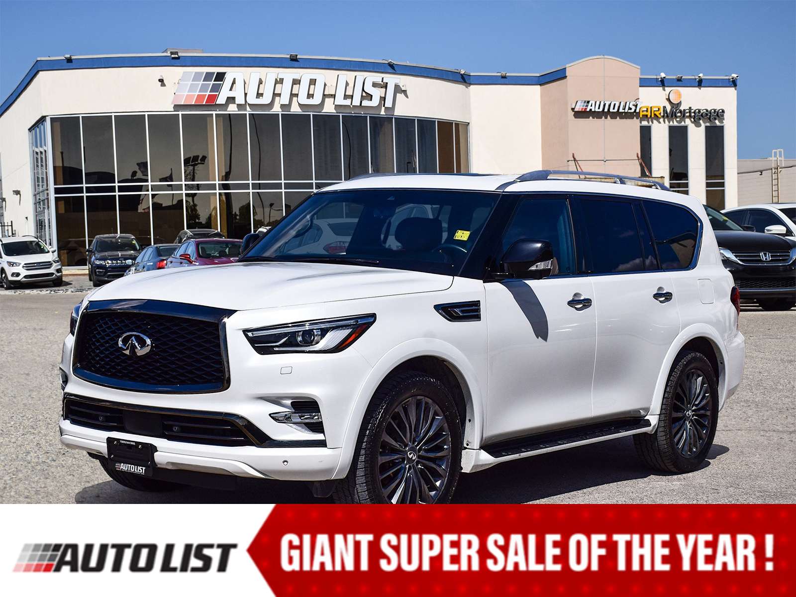 2023 Infiniti QX80 PROACTIVE*7PASSENGERS*4X4*DVD's*P.SUNROOF*LEATHER*