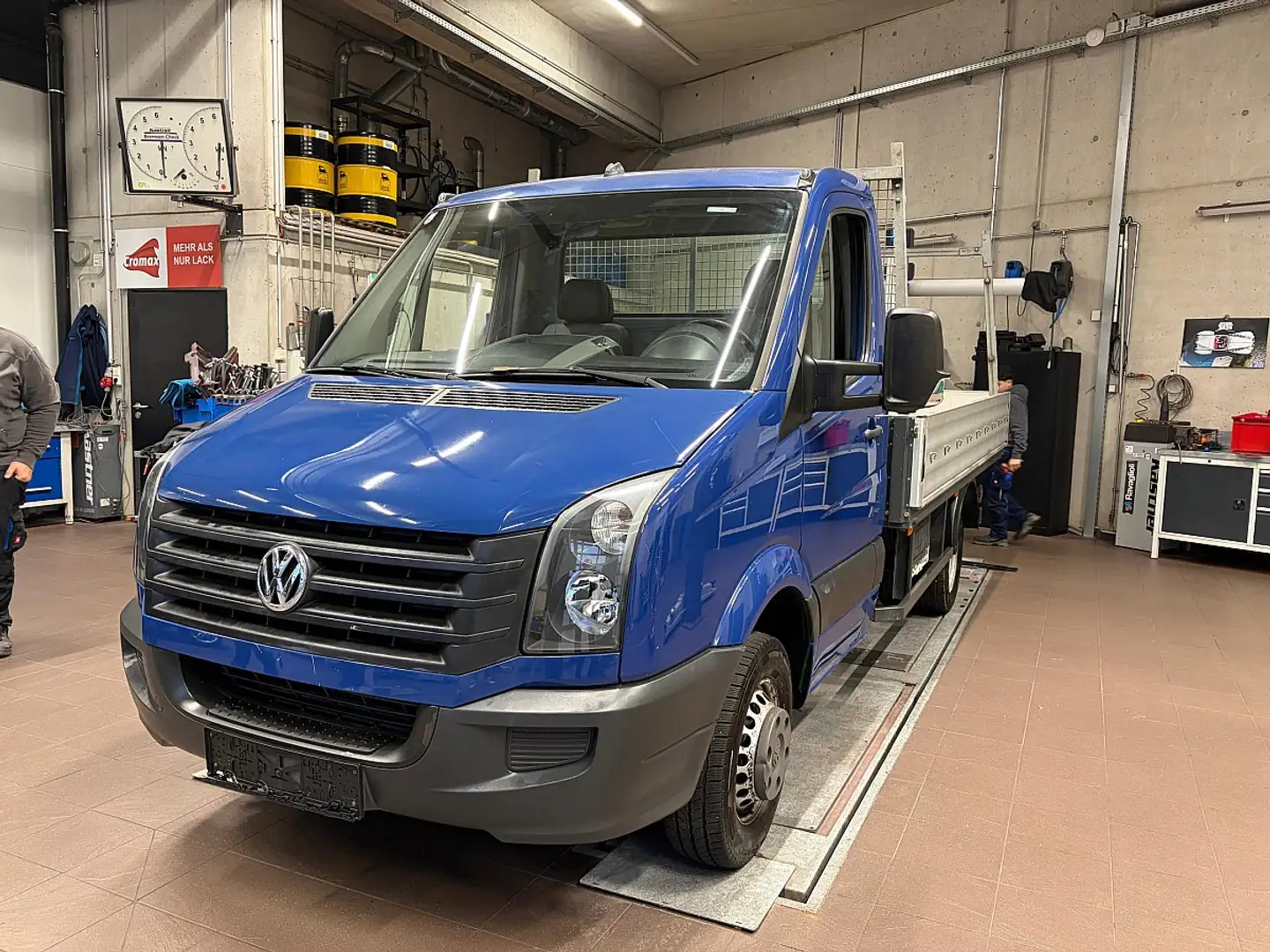 Volkswagen Crafter 50 Pritsche MR 2,0TDI*AHK*frisches PICK... Blau - 1