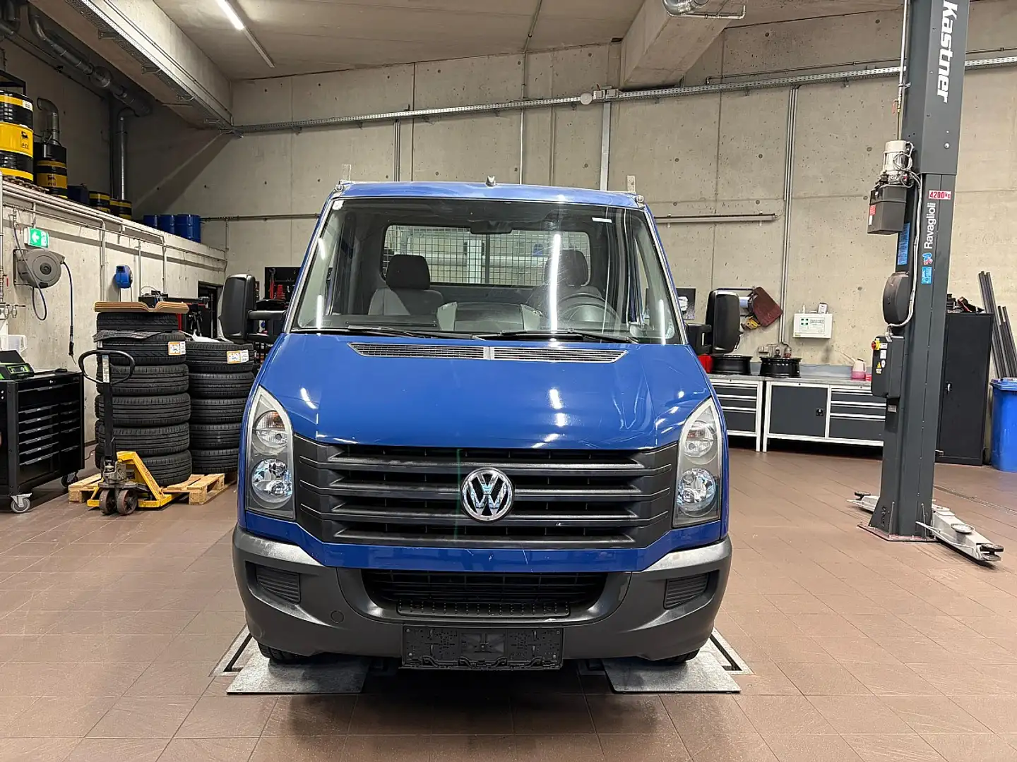 Volkswagen Crafter 50 Pritsche MR 2,0TDI*AHK*frisches PICK... Blau - 2