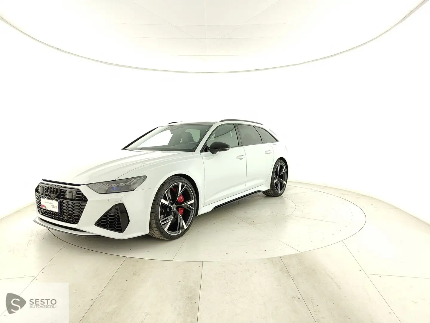 Audi RS6 V 2018 Avant RS6 Avant 4.0 mhev quattro tiptronic Bianco - 1