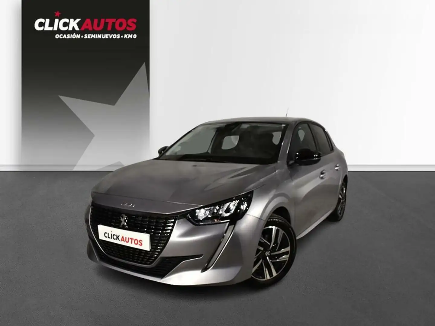 Peugeot 208 1.2 Puretech S&S Allure 100 Gris - 1