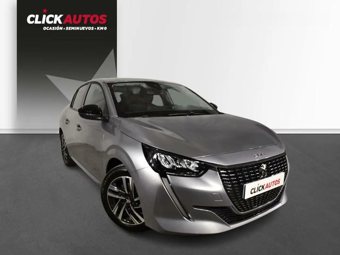 Peugeot 208 1.2 Puretech S&S Allure 100 Gris - 2