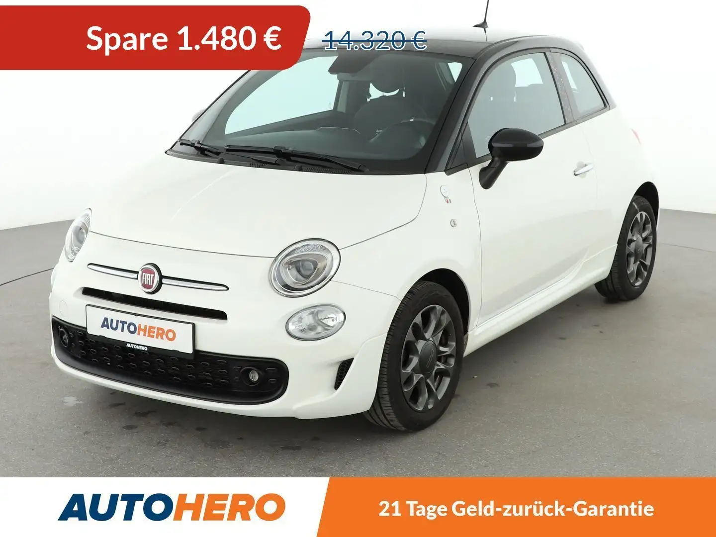 Fiat 500 1.0 Mild-Hybrid Hey Google*NAVI*PDC*TEMPO*KLIMA* Weiß - 1