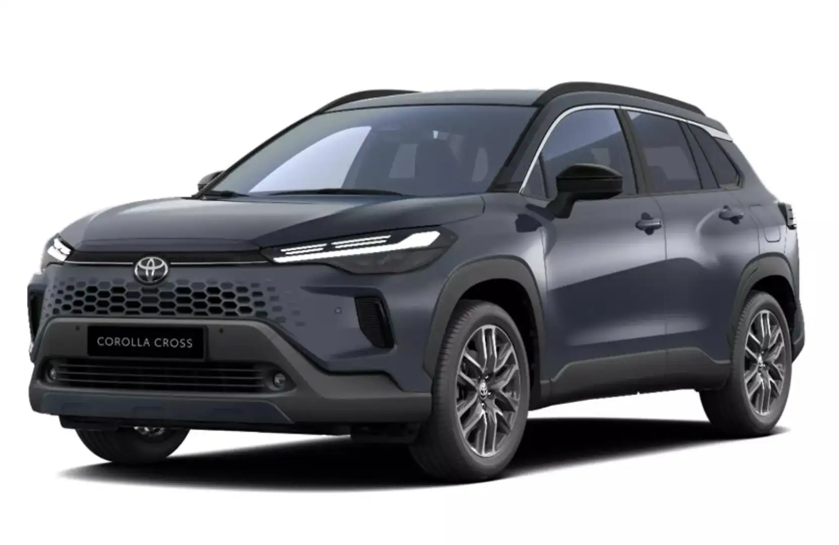 Toyota Corolla Cross 2,0 Hybrid Active Drive AWD Grau - 1