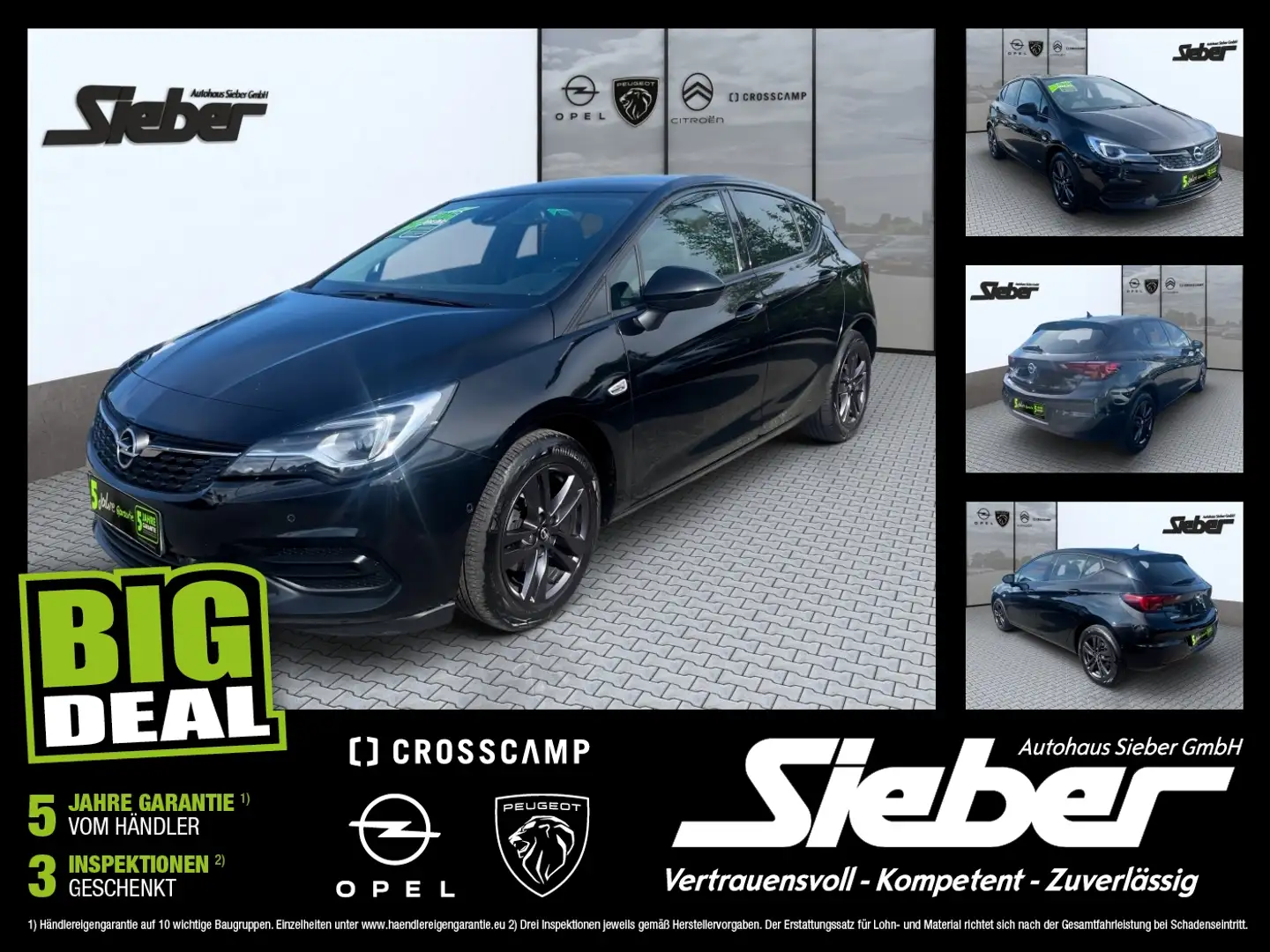 Opel Astra K 1.2 Turbo Design & Tech SITZHZG*KAMERA* Schwarz - 1