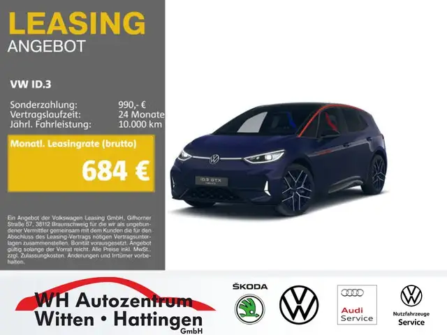 Volkswagen ID.3 GTX PERFORMANCE FIRE & ICE PANORAMA WÄRMEPUMPE ...