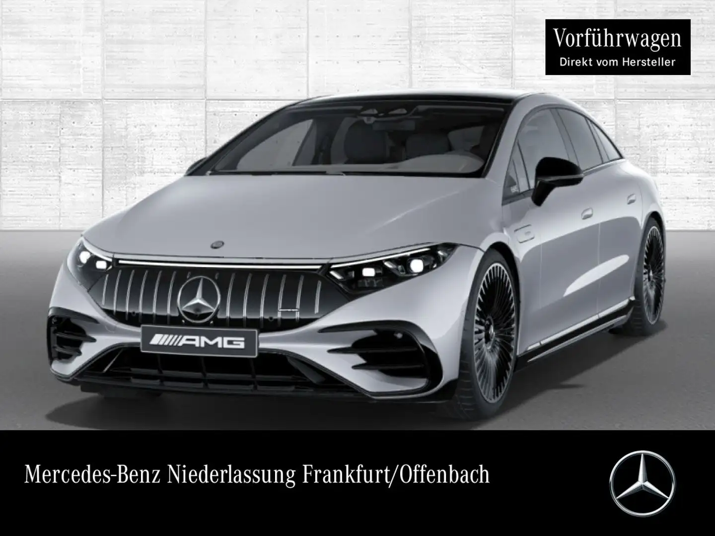 Mercedes-Benz EQS 53 AMG 4M Driversp Fahrass Fondent Pano Distr. Silber - 1