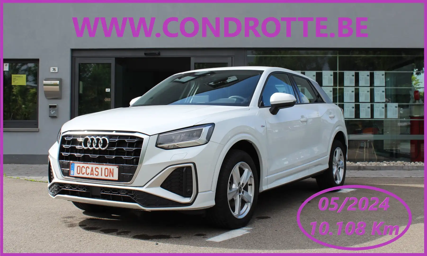 Audi Q2 SB 35 TFSI 150 CV S-LINE Blanc - 1
