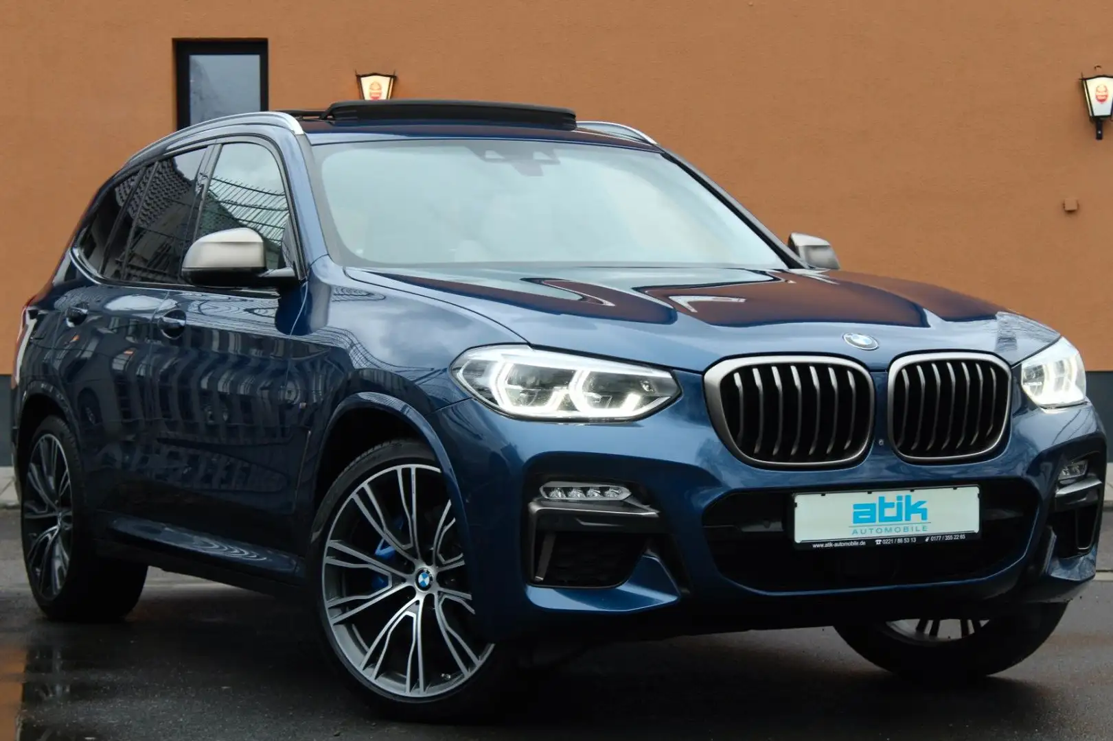 BMW X3 M 1.HAND MeGaVoLL INDIVIDUAL 21" 360° 4xSHZ Bleu - 1