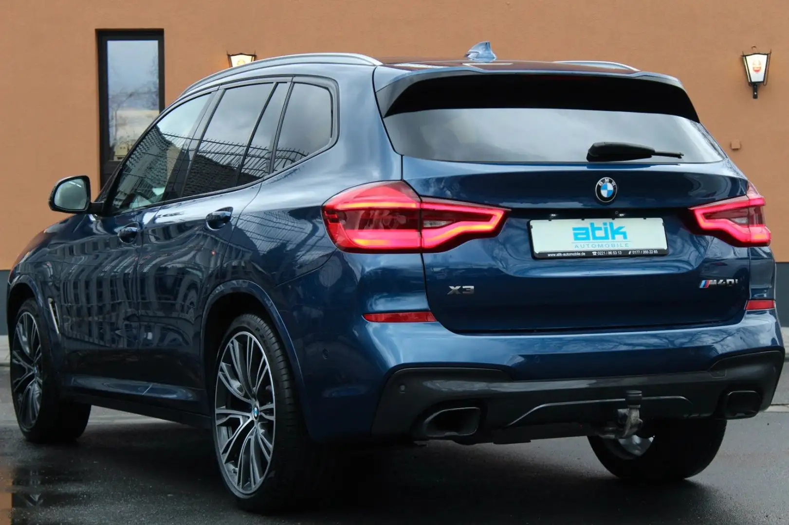 BMW X3 M 1.HAND MeGaVoLL INDIVIDUAL 21" 360° 4xSHZ Bleu - 2