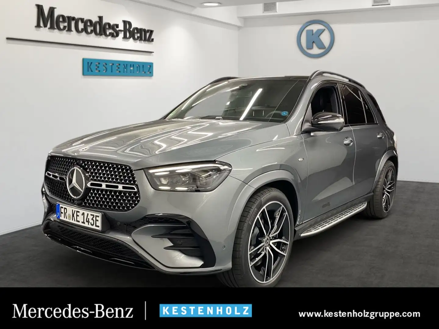 Mercedes-Benz GLE 350 de 4Matic AMG+AHK+PANO+HUD+BURMEST Grau - 1