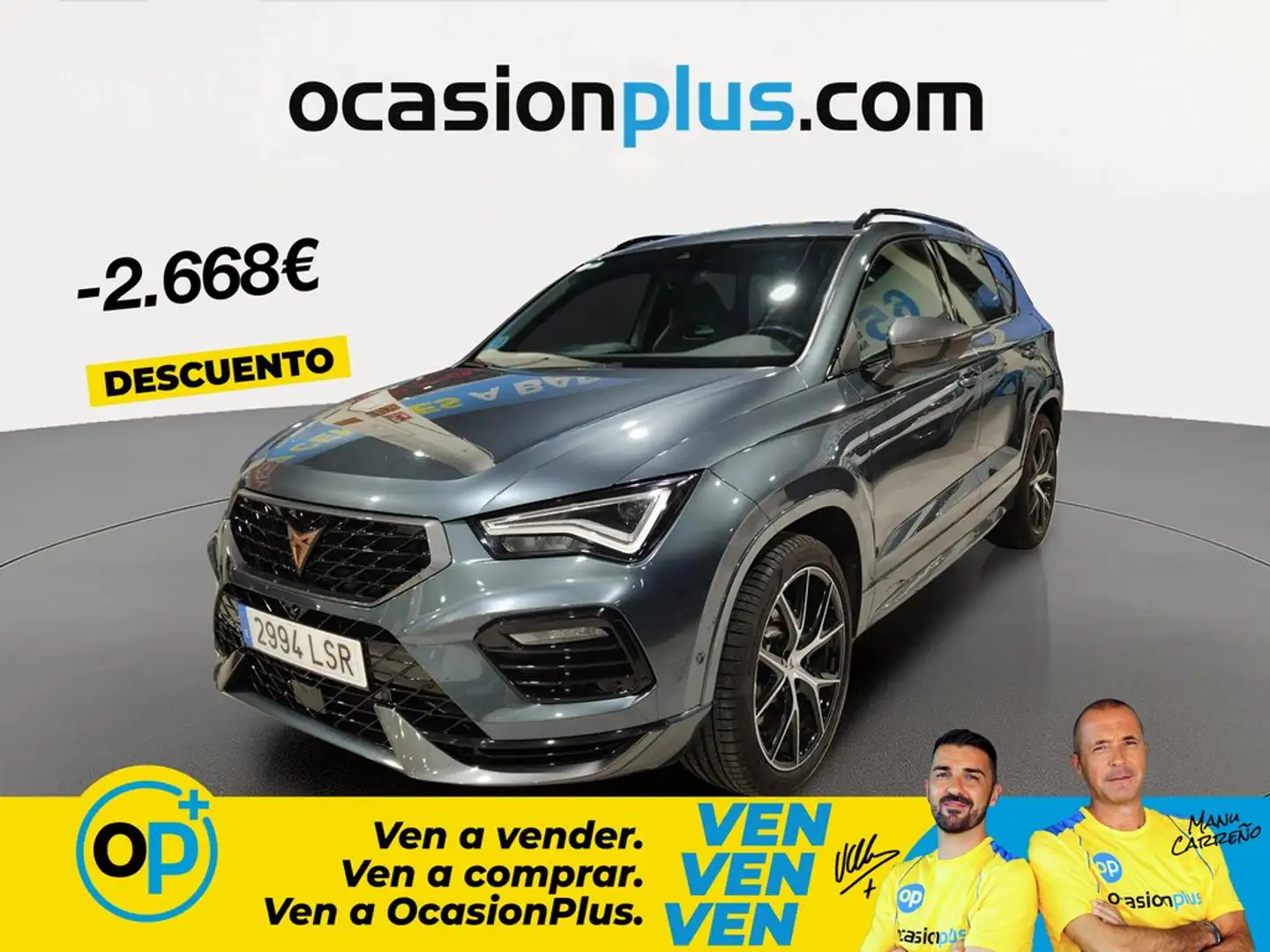 CUPRA Ateca 2.0 TSI 300 DSG 4Drive Gris - 1