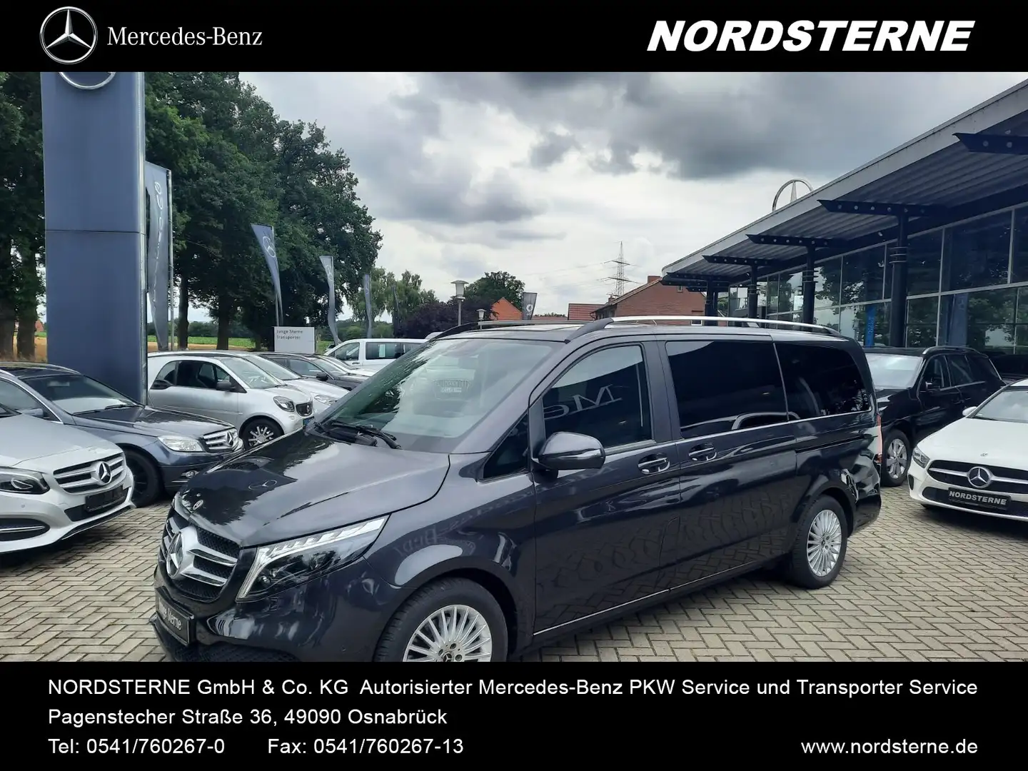 Mercedes-Benz V 220 V 220 d EDITION Lang LED ILS 7Sitzer Liegepaket Szary - 1