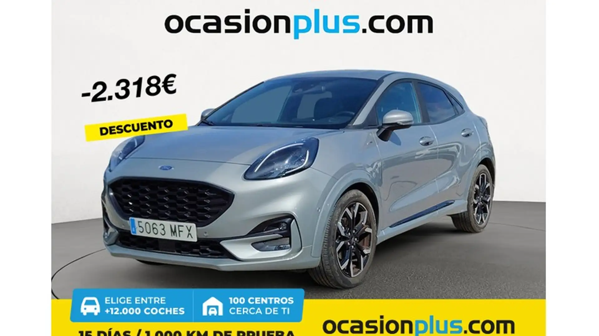Ford Puma 1.0 EcoBoost MHEV ST-Line 155 Plateado - 1