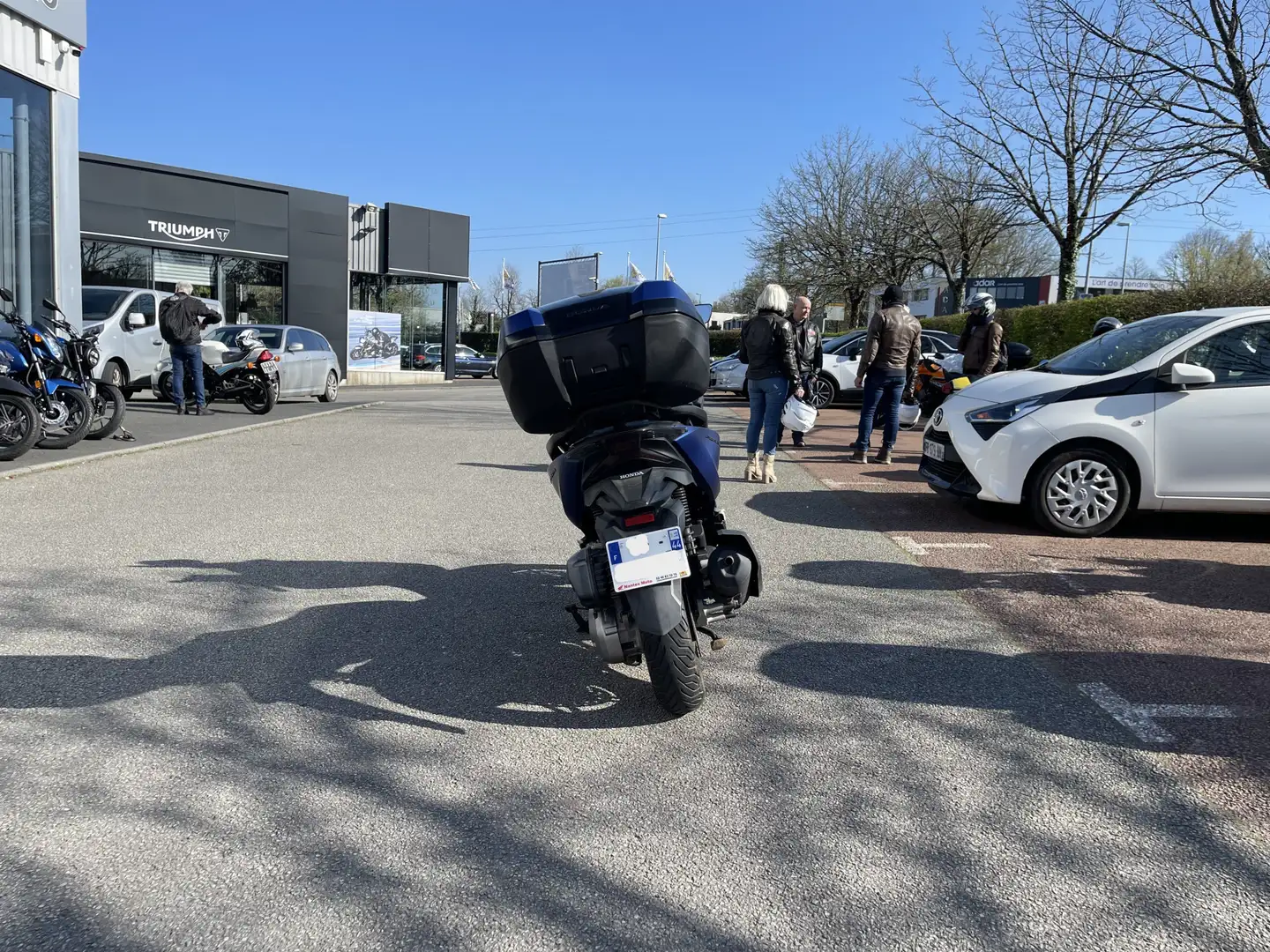Honda Forza 125 Albastru - 2