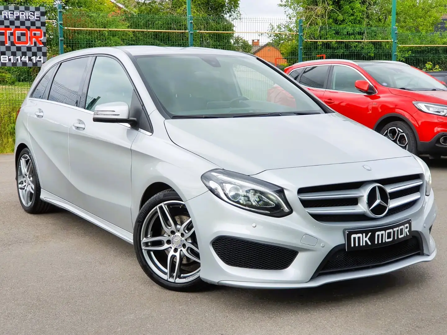 Mercedes-Benz B 180 🟢PACK AMG - DIESEL 109CV - GPS - BOITE AUTOMAT Argent - 1