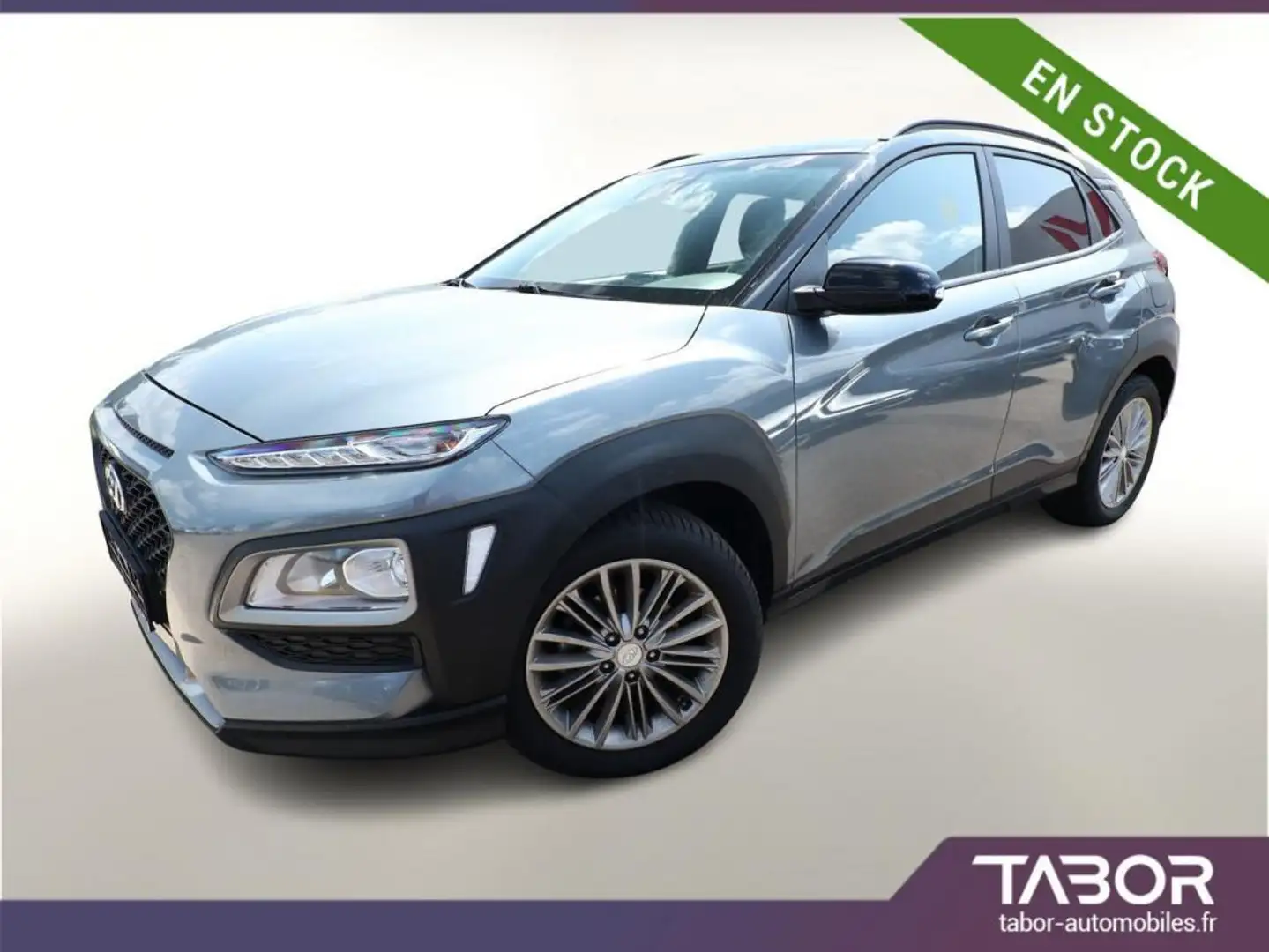 Hyundai KONA 1.0 T-GDI 120 Advantage+ LED GPS Grijs - 1
