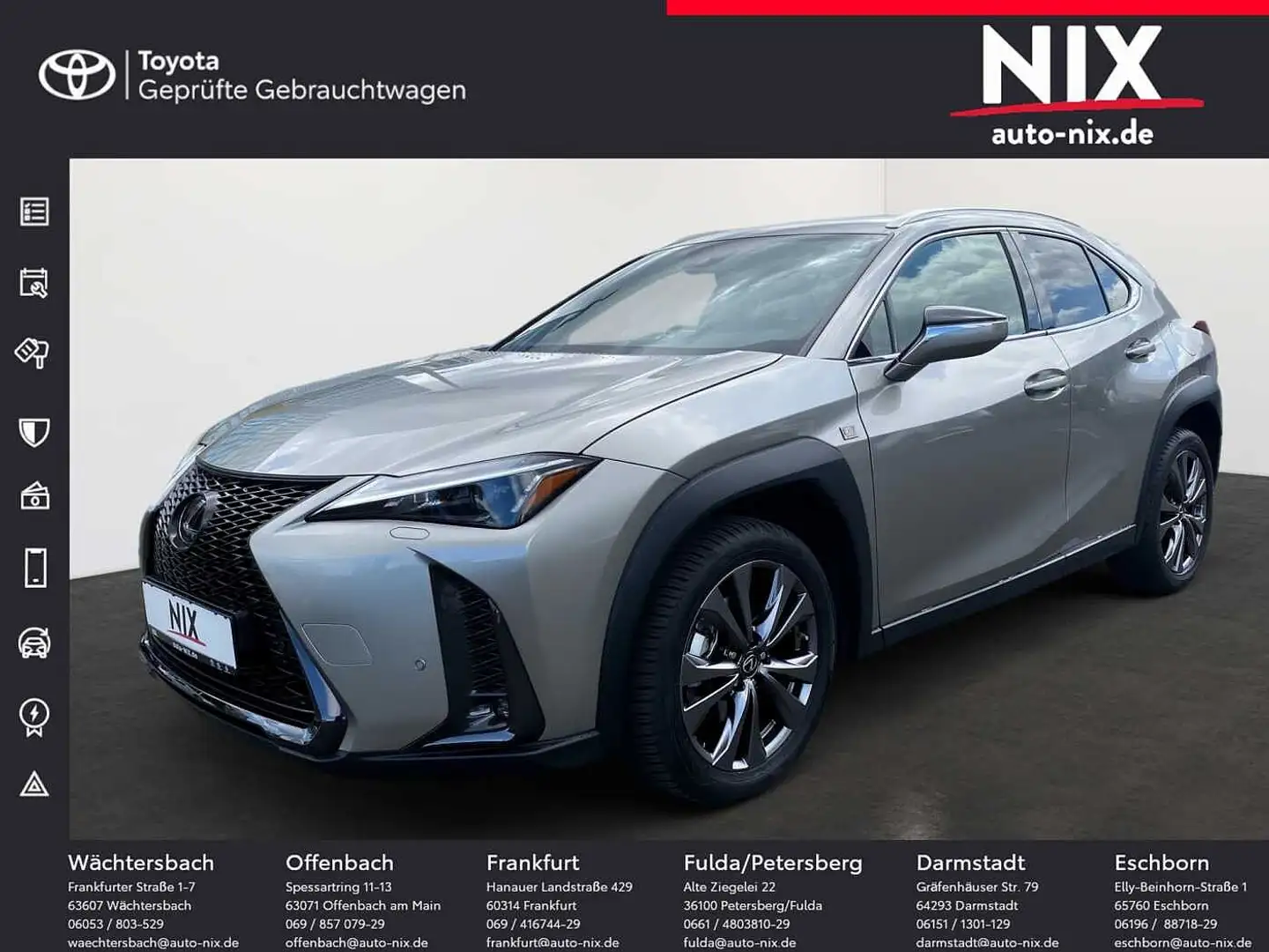 Lexus UX 250h F SPORT Design Silber - 1