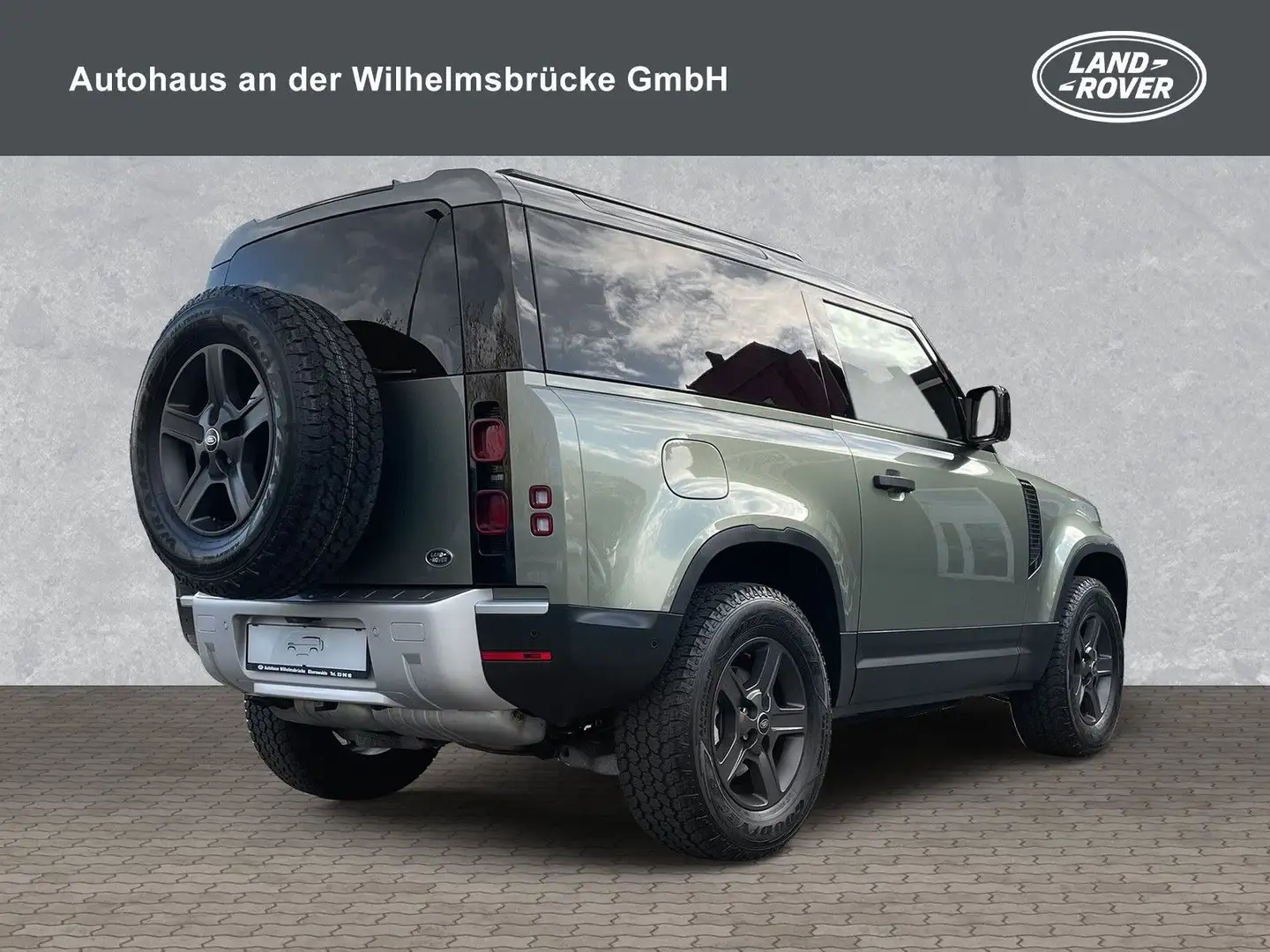 Land Rover Defender 90 D200 Hard Top Off-Road-Paket / AHK Grün - 2