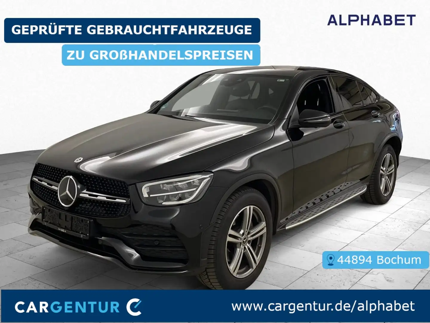 Mercedes-Benz GLC 220 d AMG Line 4Matic Coupe 360° S-Dach SpoSi ACC Schwarz - 1