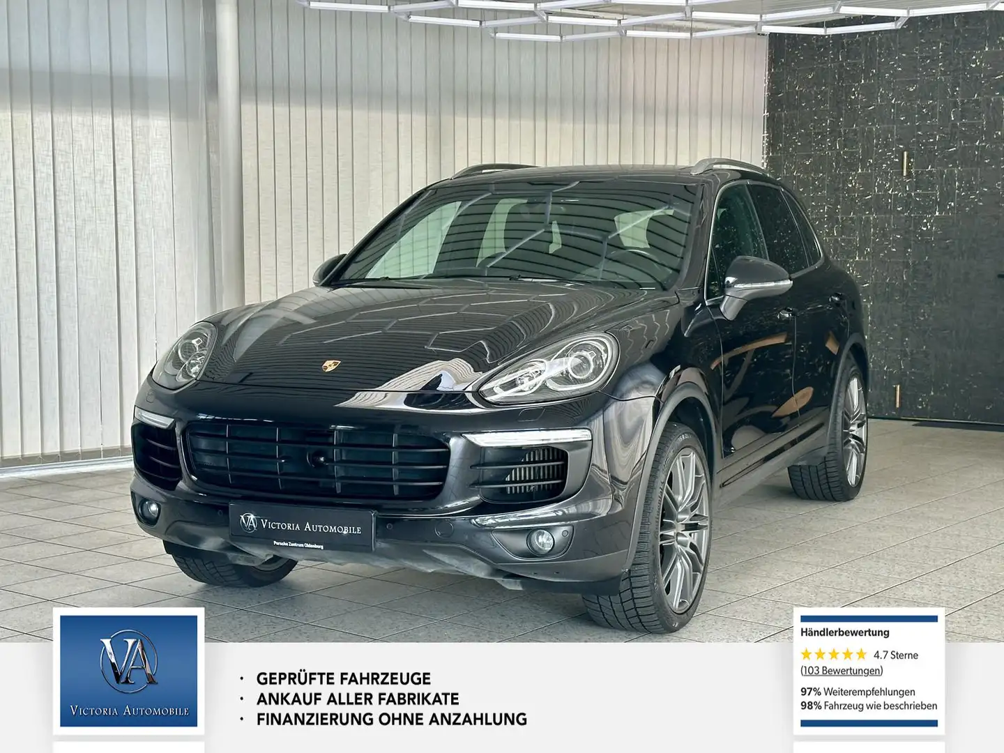 Porsche Cayenne S Diesel Vollausstatung , Scheckheft, Panorama Noir - 1