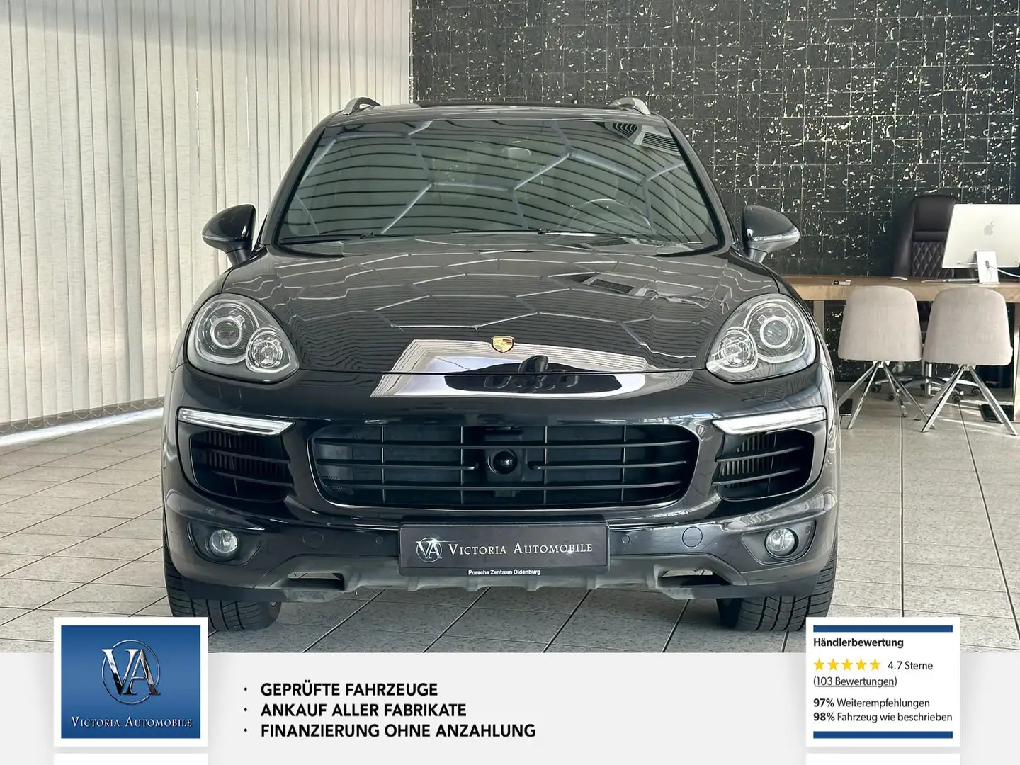 Porsche Cayenne S Diesel Vollausstatung , Scheckheft, Panorama Noir - 2