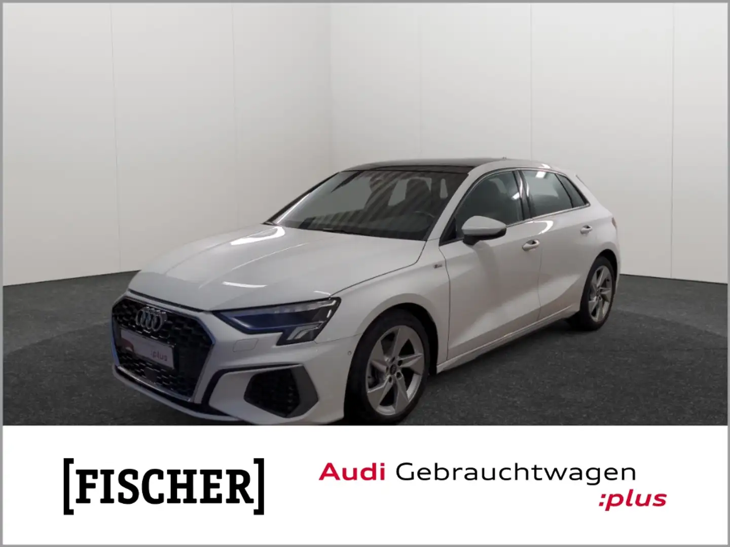 Audi A3 Sportback 35TDI S tronic S line LED AHK Navi B&O S Weiß - 1