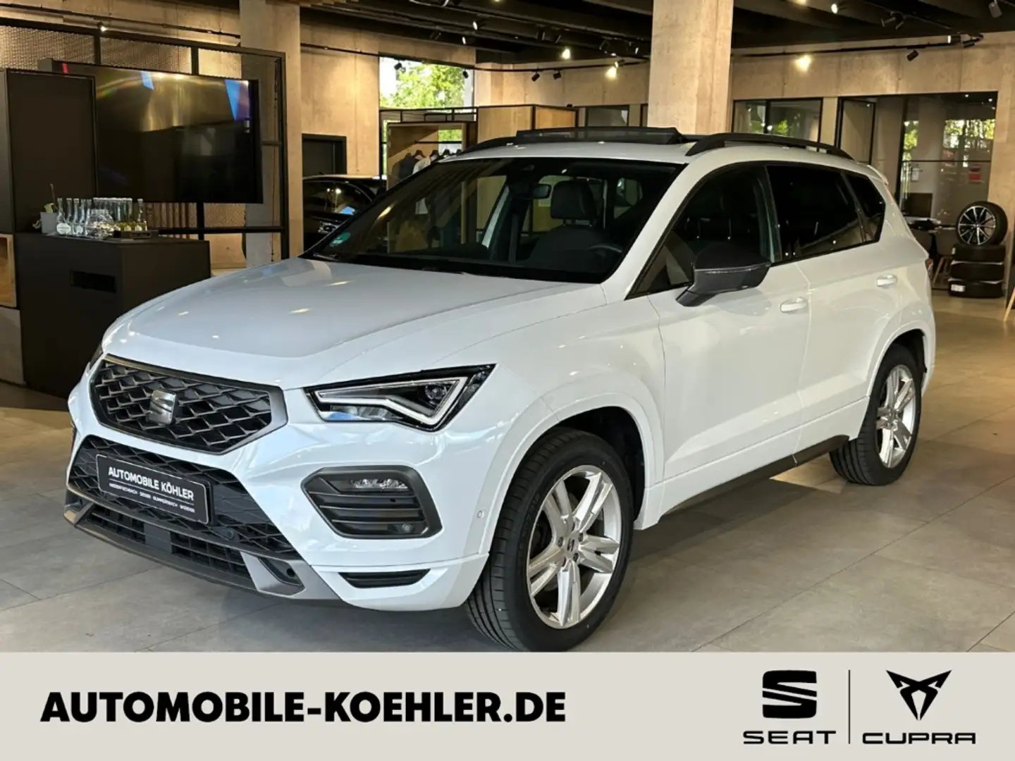 SEAT Ateca FR 4Drive 2.0 TSI / Facelift / AHK / Panoramadach Blanc - 1