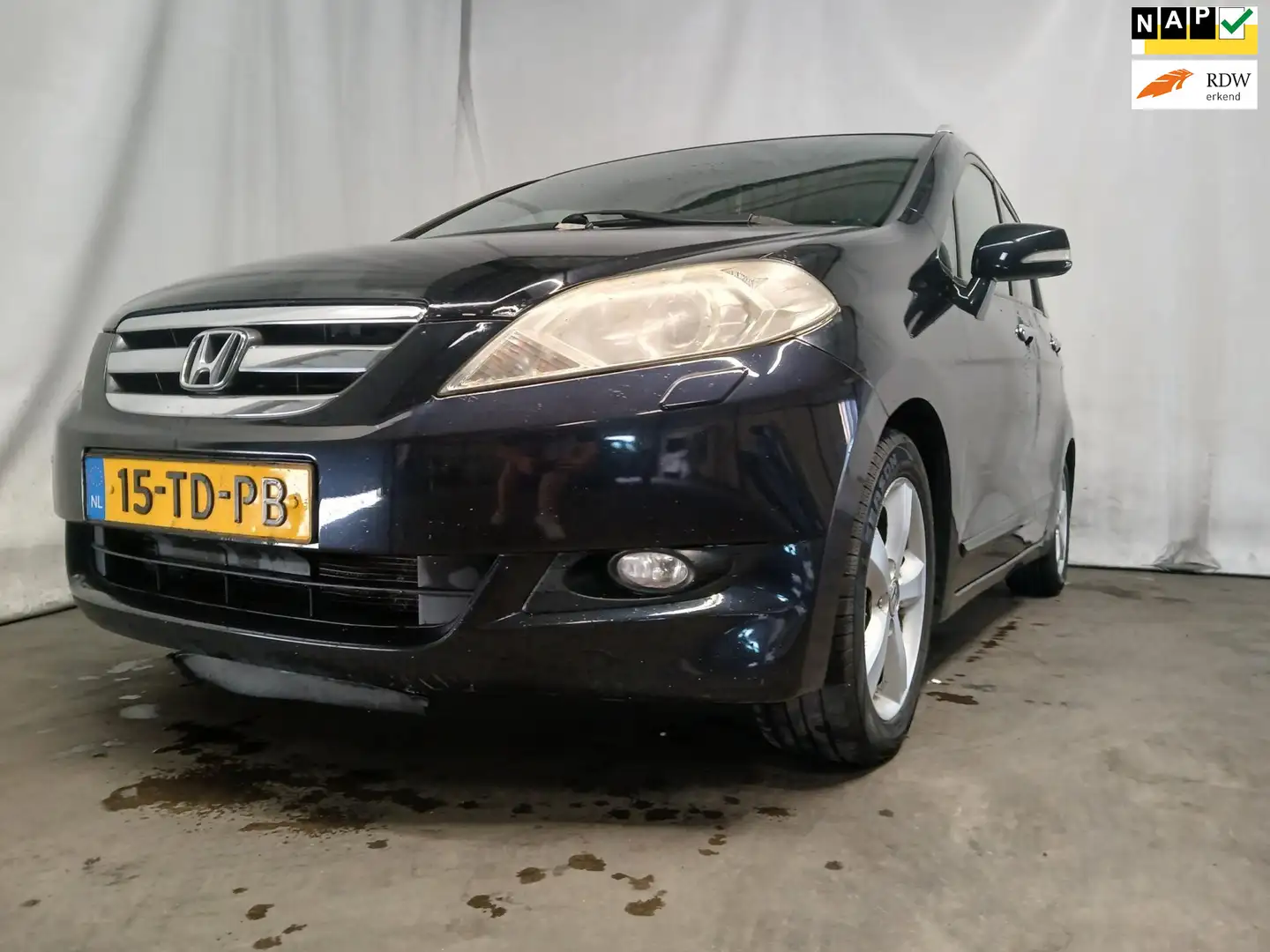 Honda FR-V 2.0i Executive - Leer - Clima - Schade Чорний - 1