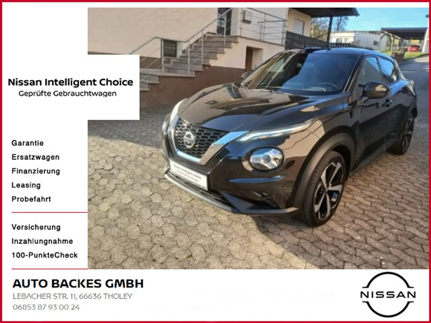 Nissan Juke 1.0 DIG-T DCT Tekna BOSE Navi+360°Kamera Schwarz - 1