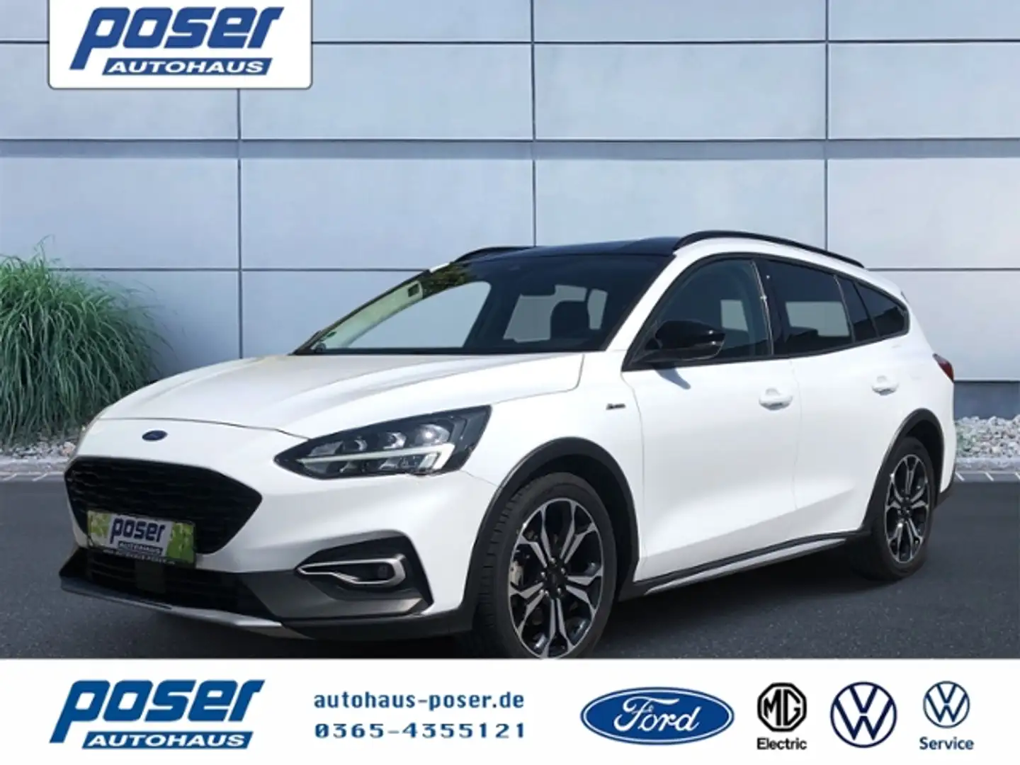 Ford Focus 1.0 Eco Boost KLIMA LED NAVI ALU Blanc - 1