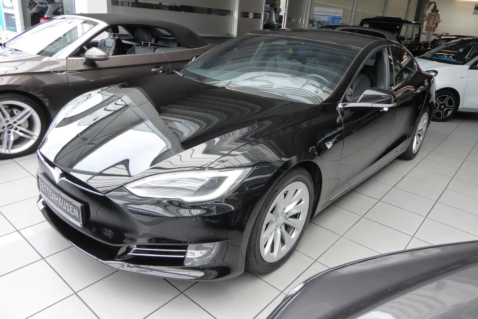 Tesla Model S Dual erst 74.500 KM!! Czarny - 1