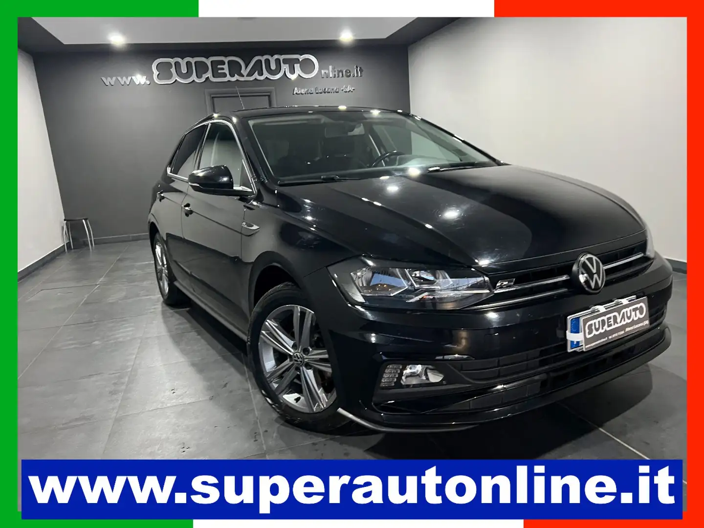 Volkswagen Polo 1.0 EVO R-LINE 80 CV Schwarz - 1