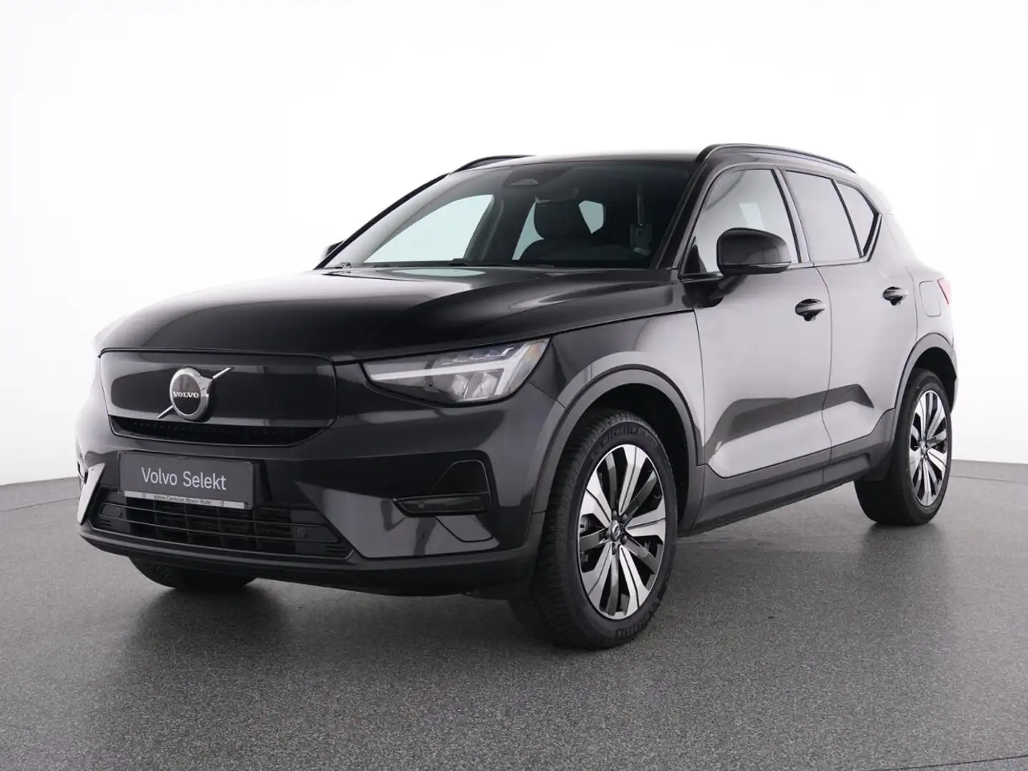 Volvo XC40 PURE ELECTRIC PLUS RECHARGE+BATTERIEZERTI Zwart - 2