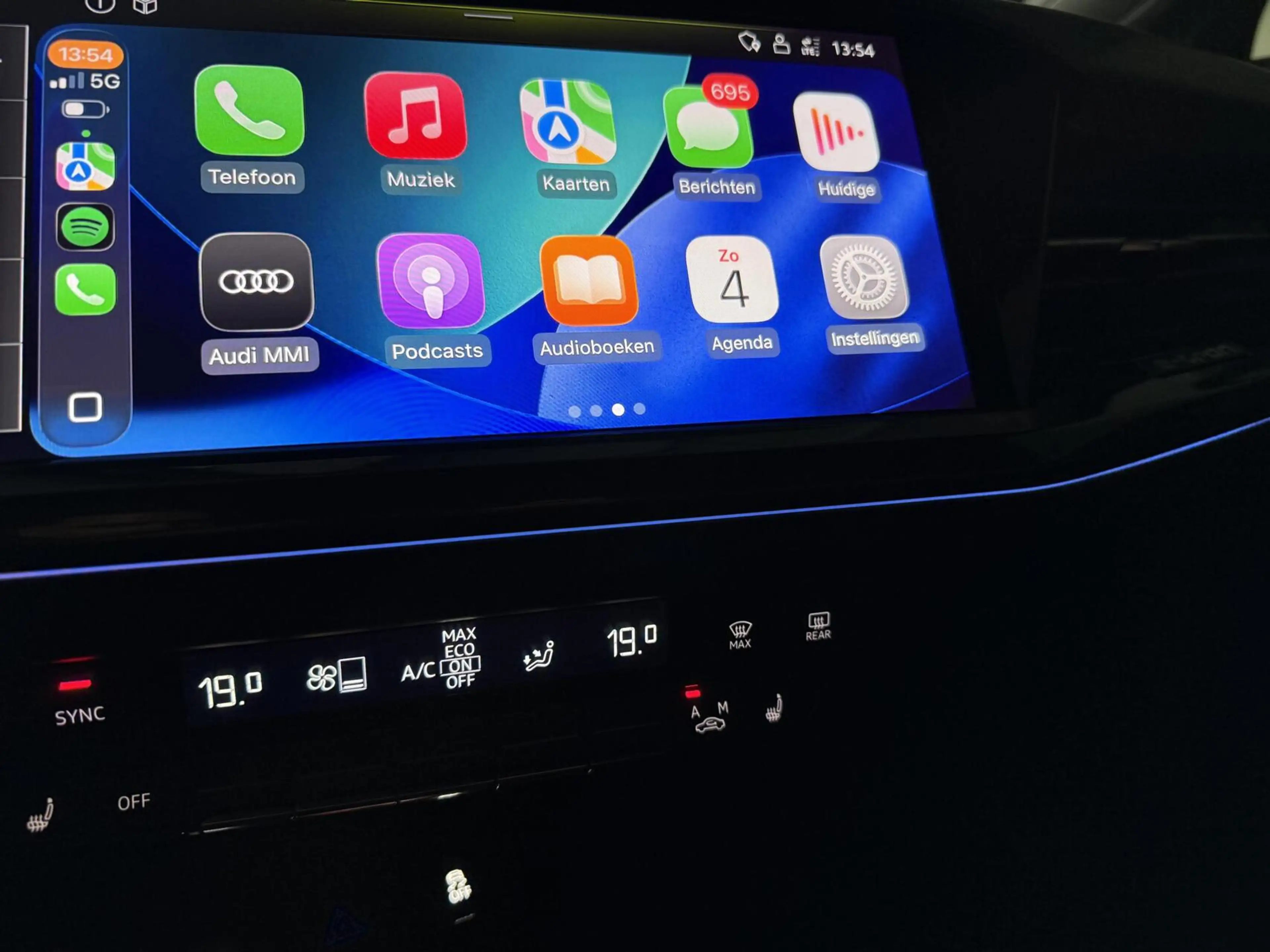Audi Q4 e-tron |77kWh|3xSLINE|Nardo Grey|Sonos|Modeljaar 2023 — photo 14
