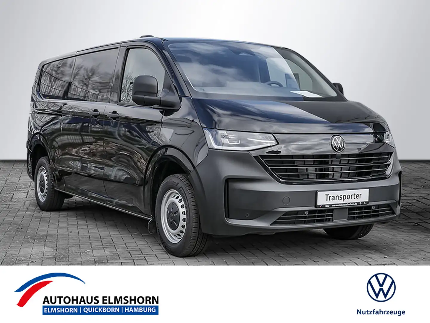 Volkswagen Kasten 2.0 TDI LR L2H1 Transporter Kasten 2,0 Zwart - 1