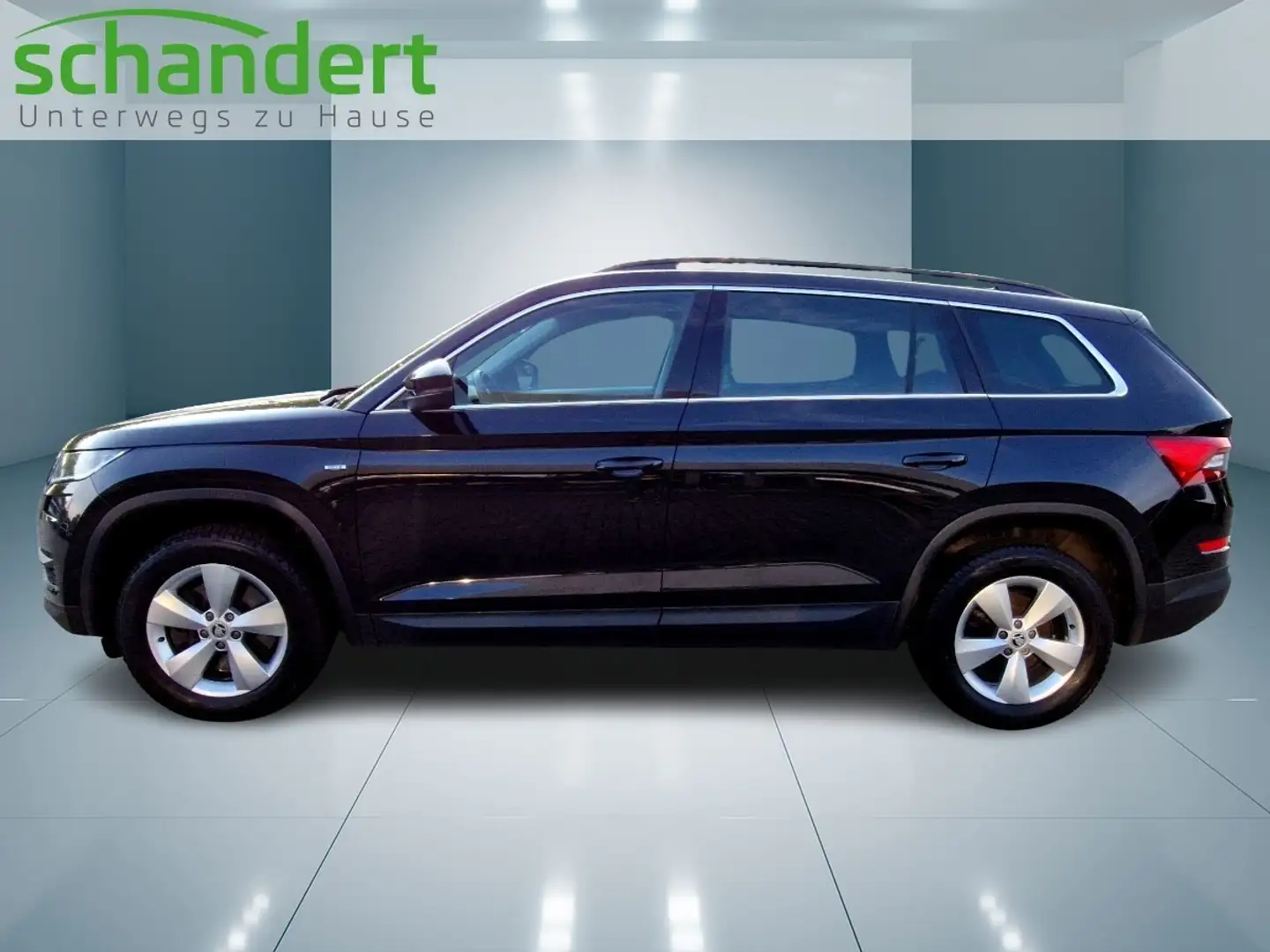 Skoda Kodiaq 2.0 TDI Drive 4x4 DSG LED Navi AHK Klimaautomati Schwarz - 2