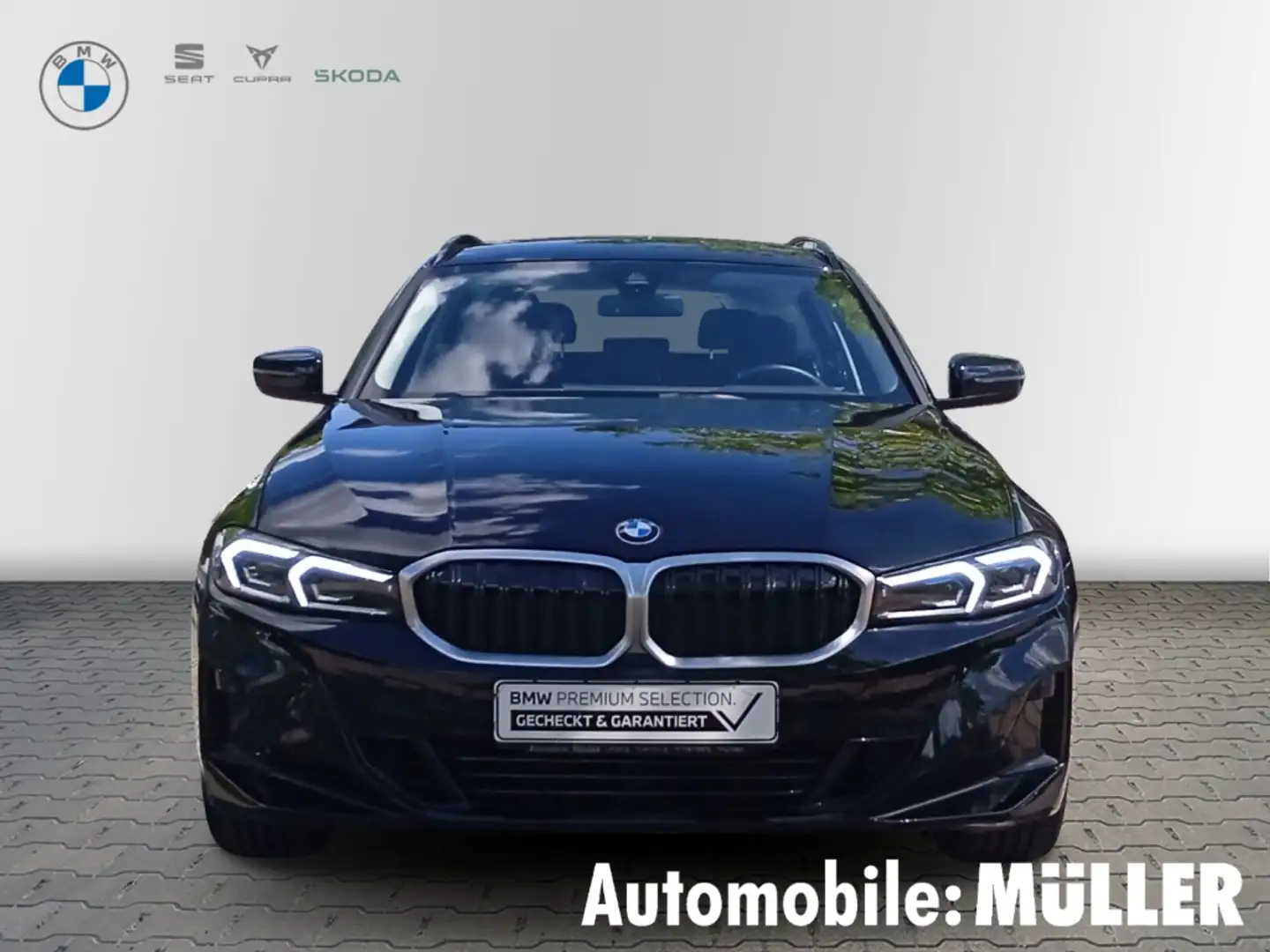 BMW 320 d Touring*RFK*Adapt.LED*HeadUpDisplay*DAB* Schwarz - 2