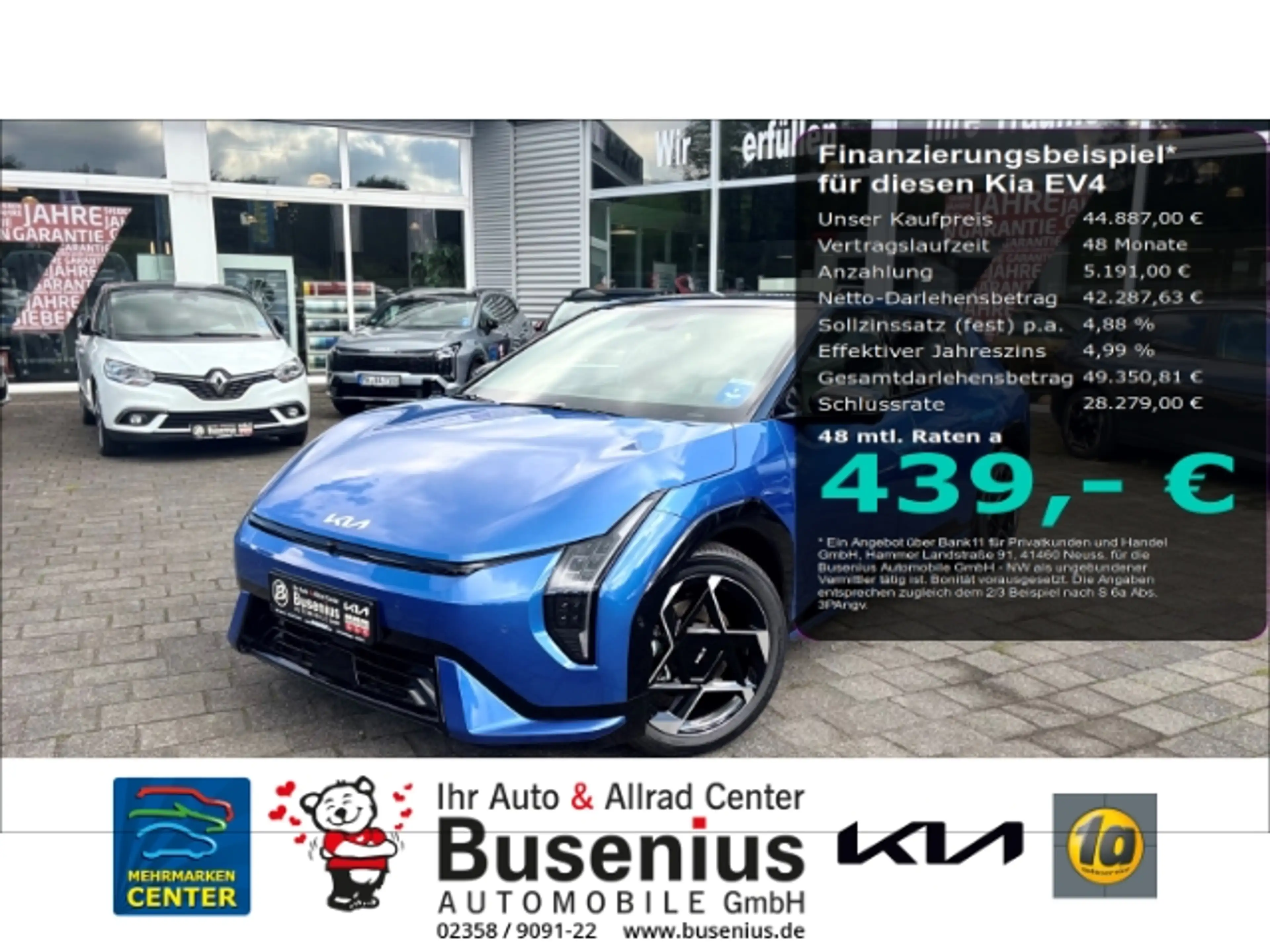 Kia EV4 81,4 kWh FWD GTL +Pano+Dri+Com+SHZ