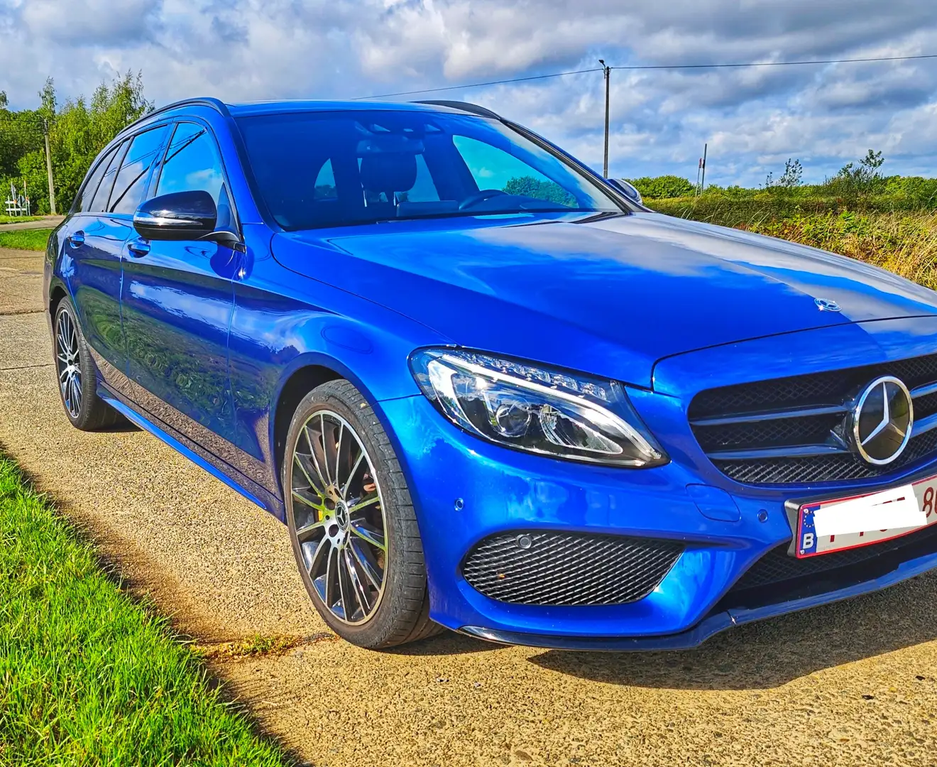 Mercedes-Benz C 400 C 400 4Matic T 9G-TRONIC AMG Line Bleu - 2