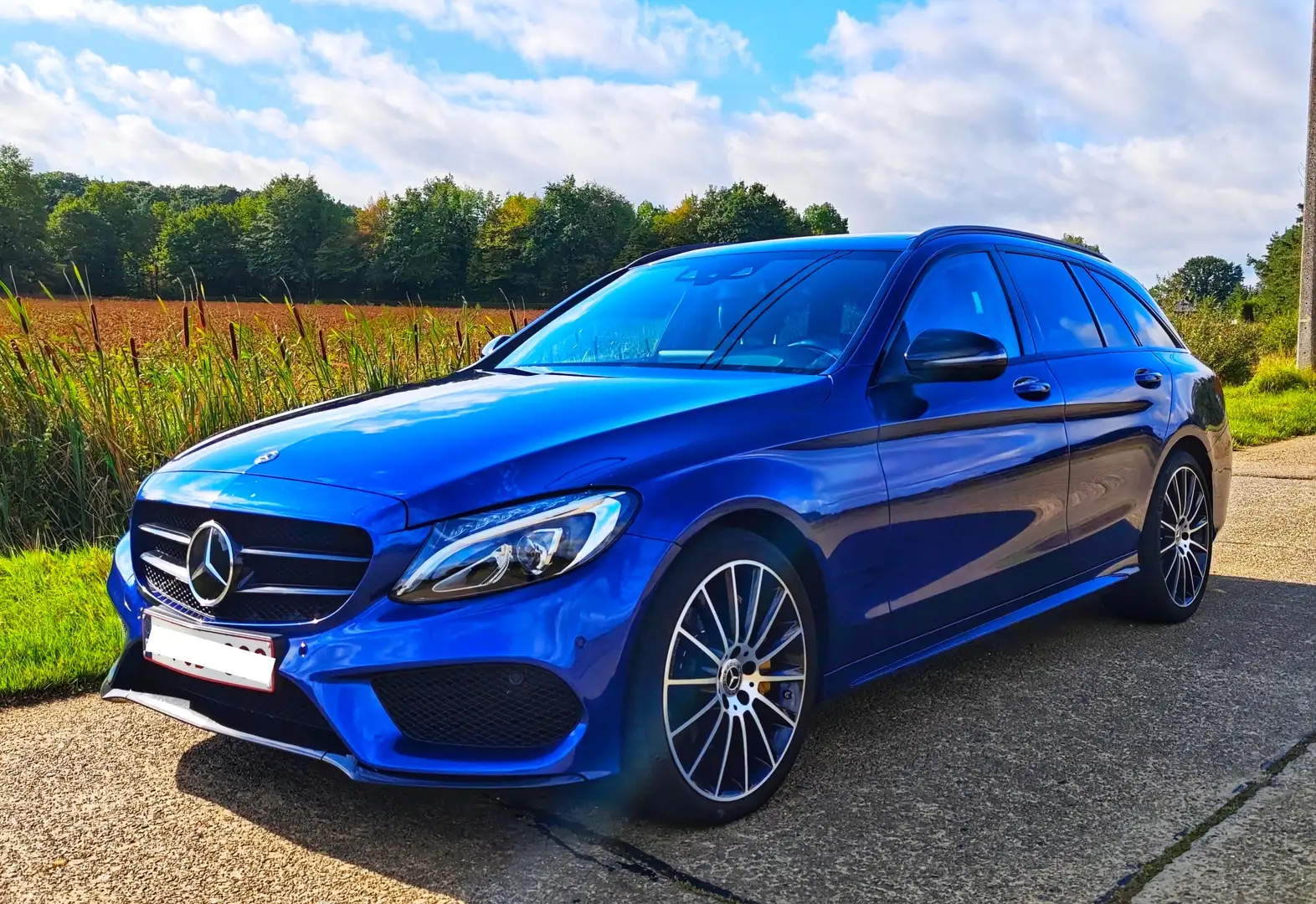 Mercedes-Benz C 400 C 400 4Matic T 9G-TRONIC AMG Line Bleu - 1
