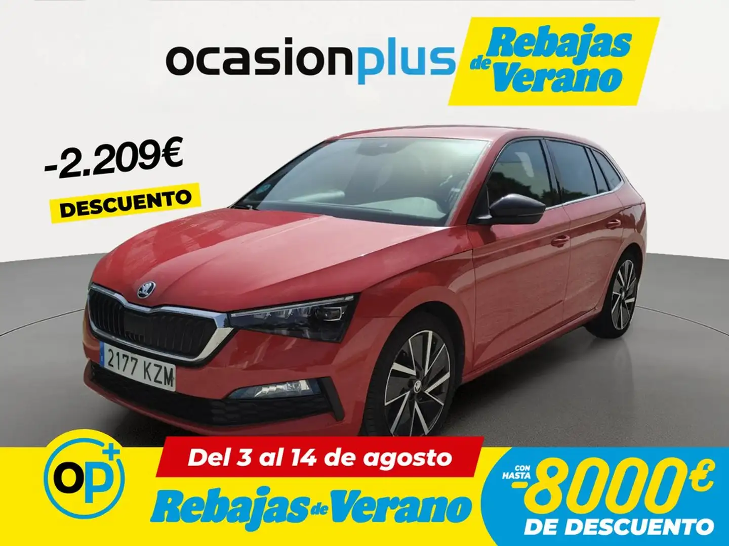 Skoda Scala 1.5 TSI First Edition 110kW DSG Rojo - 1