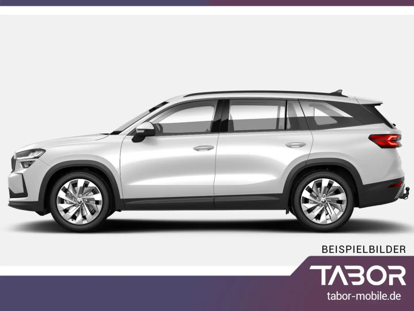 Skoda Kodiaq TDI 193 AHK 7S Nav Kam 19Z PDC SHZ SideA Weiß - 2