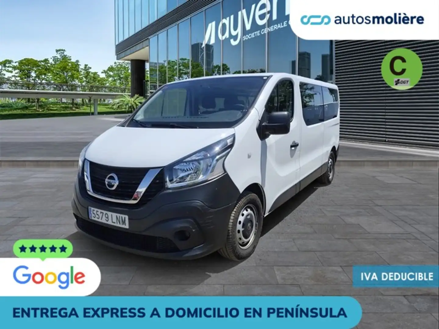 Nissan NV300 Combi 9 2.0dCi L2H1 1.2T Óptima 120 Blanc - 1